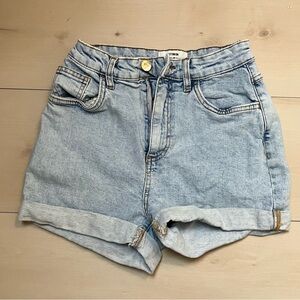 Cotton on high rise shorts denim jeans 6